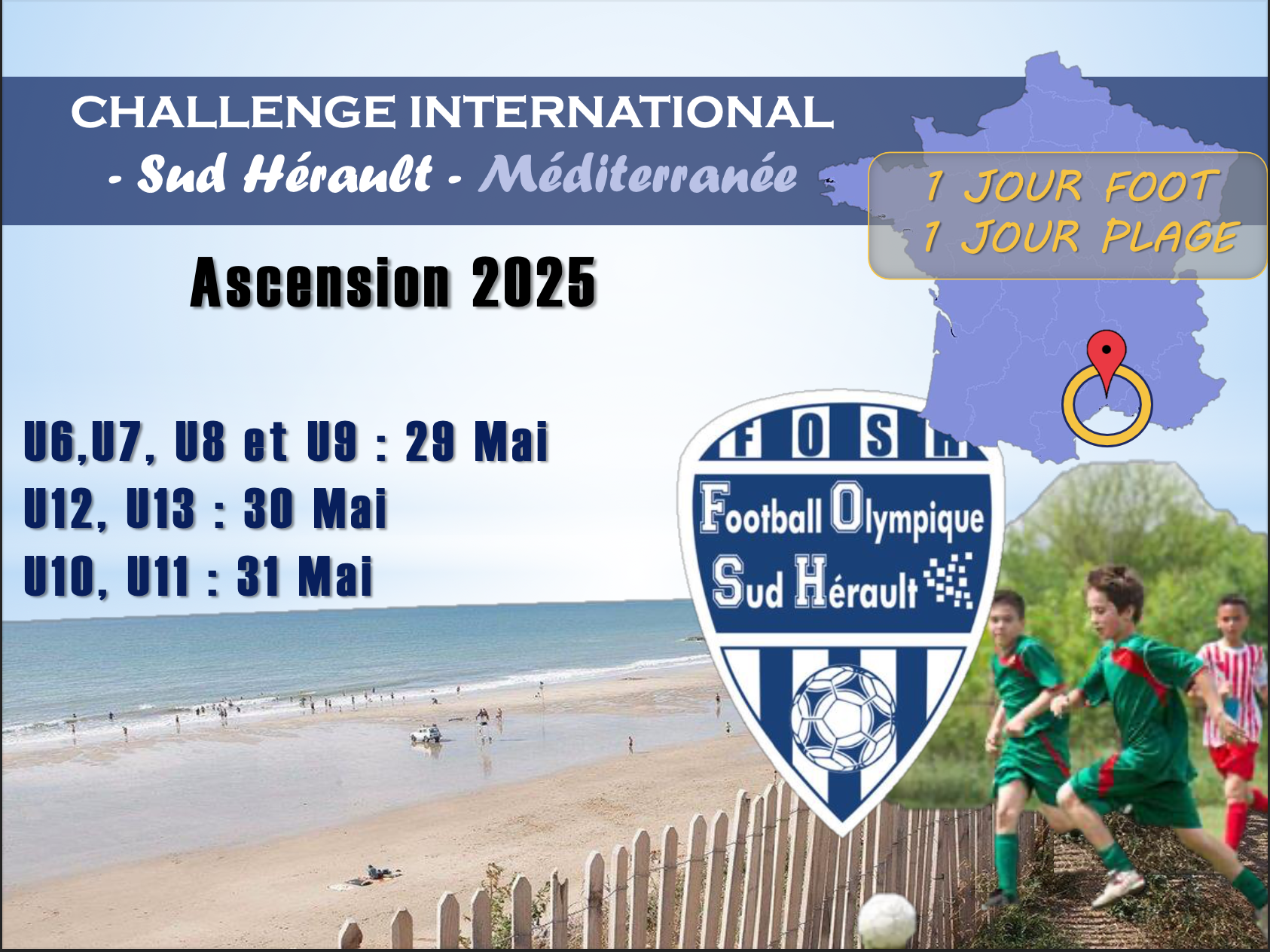 Tournois Internationaux Sud Hérault 2025 U12 & u13